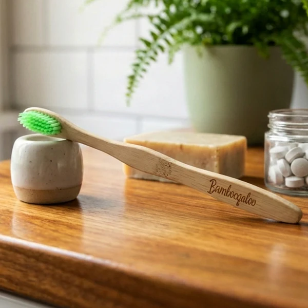 Bamboo Toothbrush Set for Adults (Pack of 4) - Image 5