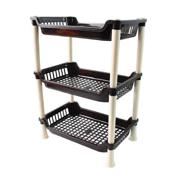 Apex Small Multiuse Plastic Storage Rack Organizer 3-Tier - Image 4