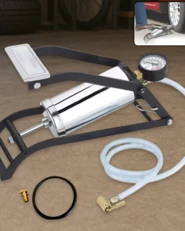 Heavy Duty Steel Foot Pump for Bike, Car, Cycle & More Vehicles