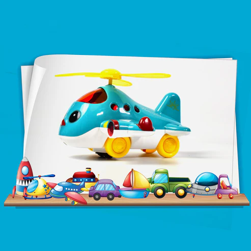 Helicopter Airplane Musical Toy - Image 3