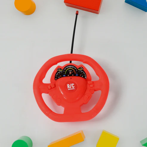 Plastic RC Racing Car – 2-Way Control with Handle Remote & Rechargeable Battery - Image 4