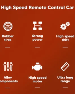 Electroplay Metal Body High-Speed RC Supercar with Remote Control Racing Car