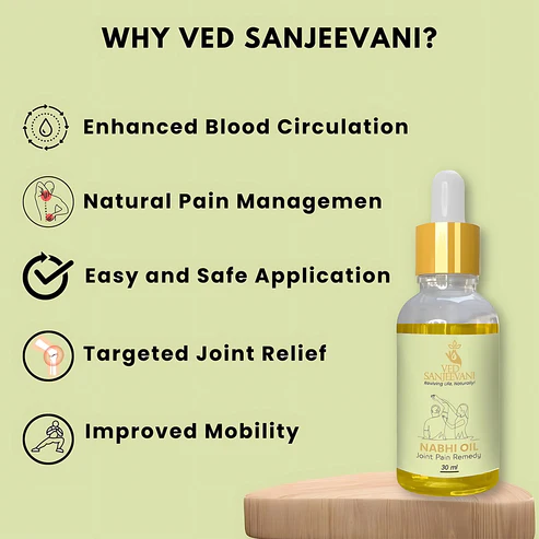 Ved Sanjeevani Nabhi Oil for Joint Pain Relief (30ML / 1 Pc) - Image 5