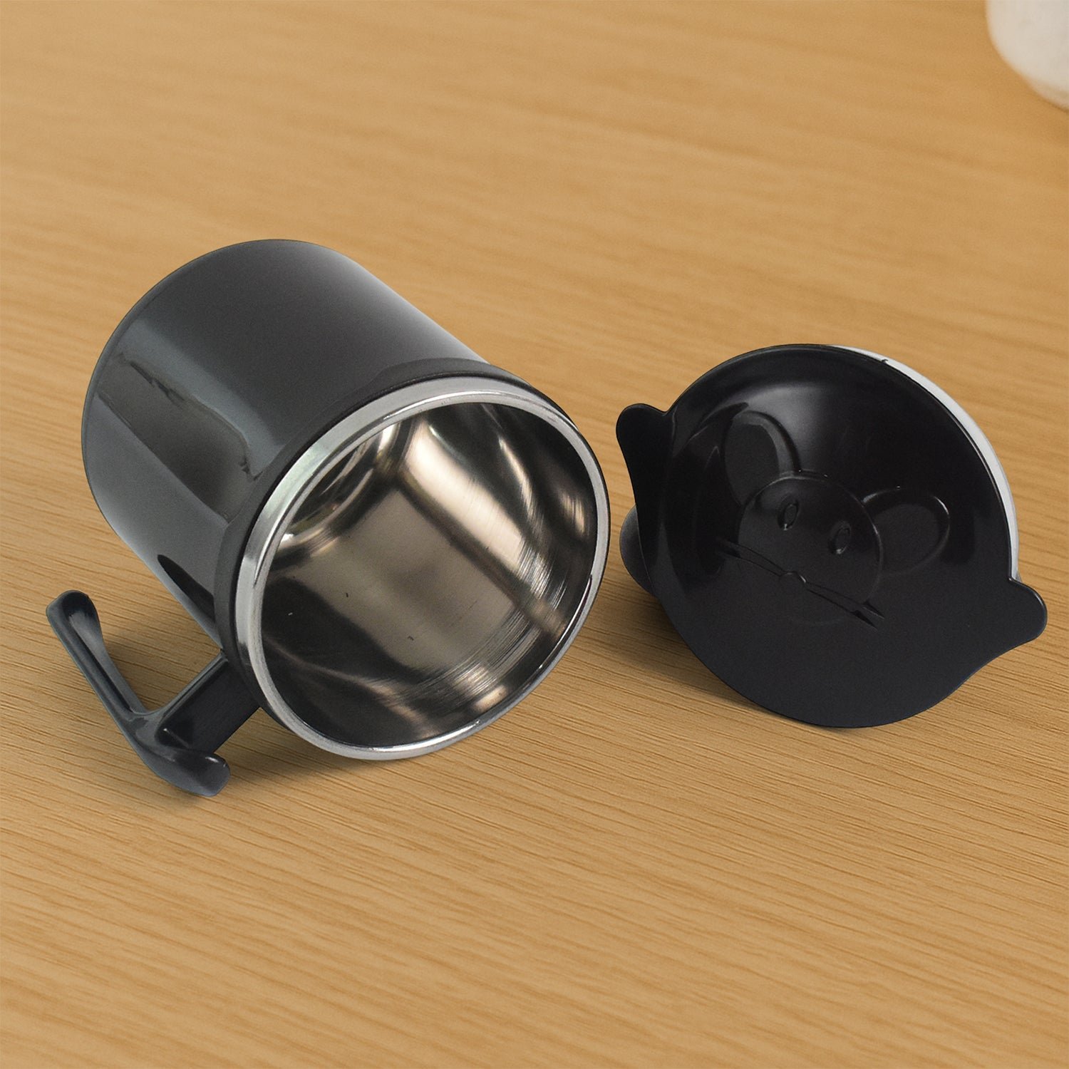 1 Pc Apex Cat Mug – 250 ml Stainless Steel Insulated Inner with Cute Cat Print - Image 4