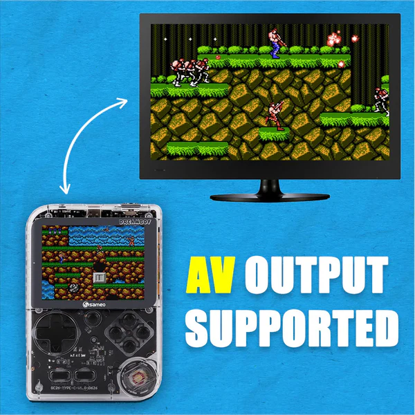 DreamBoy Retro Handheld Game Console with 500 Built-in Classic Games, TV Output & Rechargeable Battery - Image 2