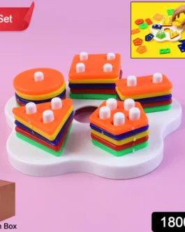 Geometric Stacking Sorter Puzzle Toy