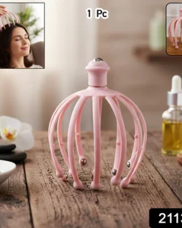 Manual Head Scalp Massager with Rolling Ball Tips (1 Pc)