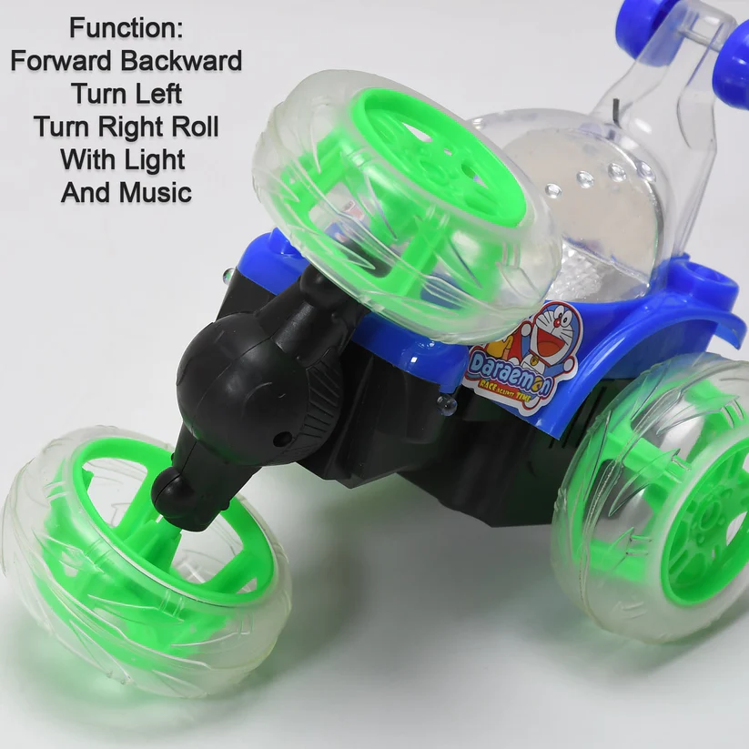 Rechargeable 360° Stunt Remote Control Car with 3D Lights & Music for Kids - Image 6