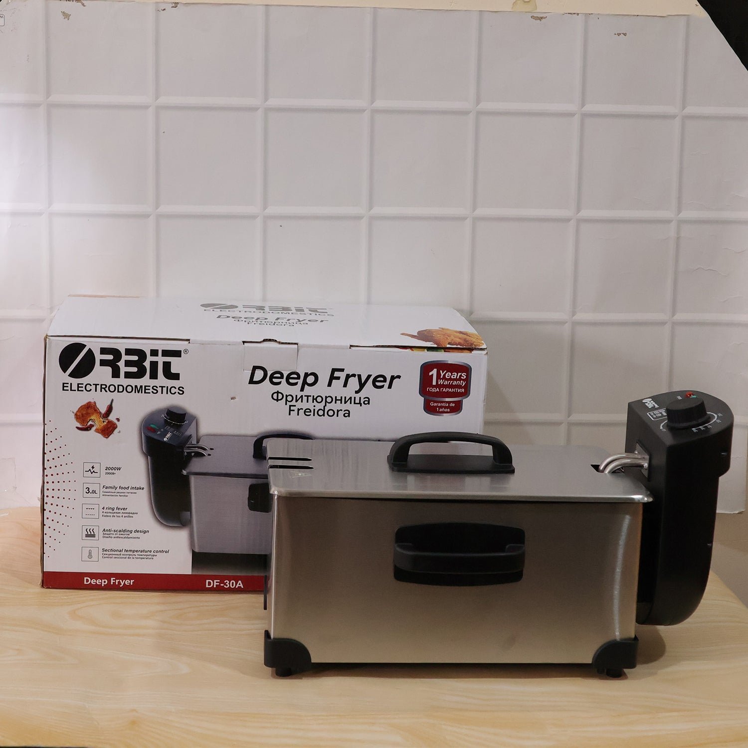 Orbit Heavy Duty 2000W Deep Fryer with 3 Litre Oil Capacity - Image 8