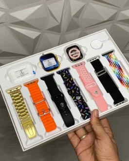10 in 1 Set Ultra 2 Smart Bluetooth Smart watch + Earphones with Seven Straps