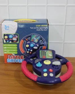 Musical Steering Wheel Driving Toy (1 Pc)