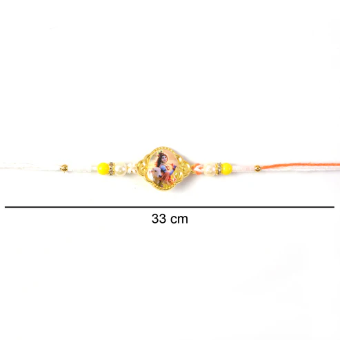 Lord Krishna Premium Designer Rakhi (1 Pc) - Image 4