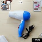Foldable Hair Dryer with Dual Speed Setting (1 Pc, 1000W) - Image 2
