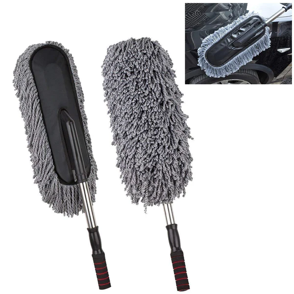 Car Duster, Long Retractable / Soft / Non-Slip / Handle - Image 7