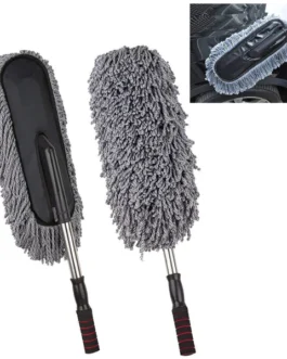 Car Duster, Long Retractable / Soft / Non-Slip / Handle