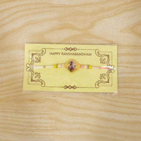 Lord Krishna Premium Designer Rakhi (1 Pc) - Image 5