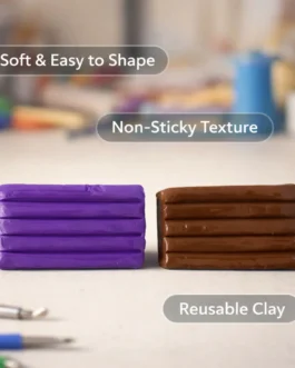 Kids Soft Modelling Clay Multi-Color DIY Art & Craft Kit for Creative Learning