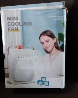 Portable Air Cooler Fan with 7-Color Light – Personal AC Fan