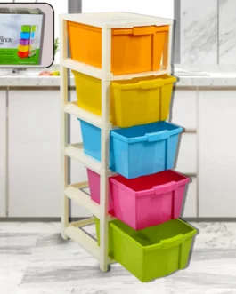 Multipurpose Modular Drawer Organizer Storage Box – 5 Layers