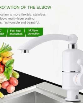 Instant Heating Electric Water Heater Faucet Tap (1 Pc / Mix Design)