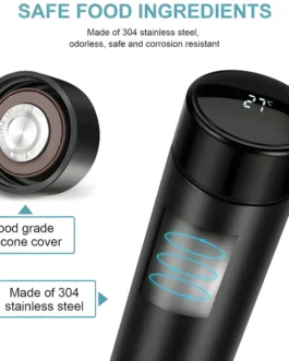 0726 Vacuum Insulated Water Bottle with LED Temperature Display (1 Pc / Multicolor)