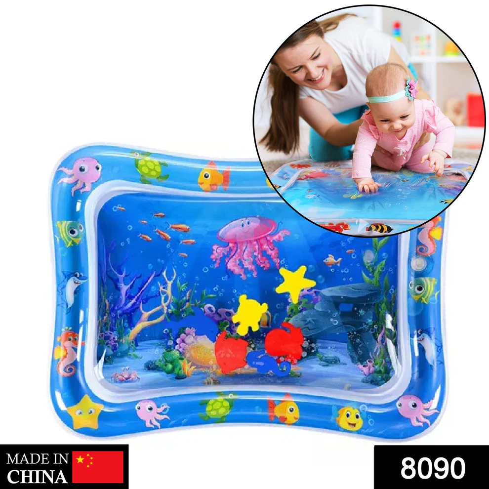 Mat, Baby Water Mat Inflatable Baby Play Mat Activity Center for Infant Baby Toys - Image 2