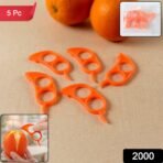 Multipurpose Plastic Orange Peeler Tool (5 Pc) - Image 2