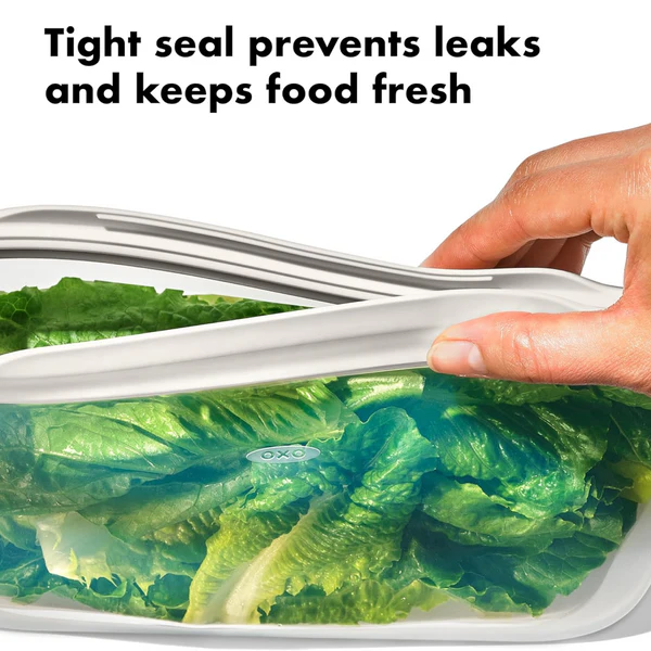 Silicone Food Storage Bags - Set of 3 Keepers for Fruits, Vegetables, Snacks - Image 5
