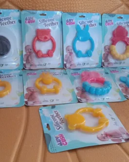 Silicone Baby Teething Toys (1 Pc / Mix Design)