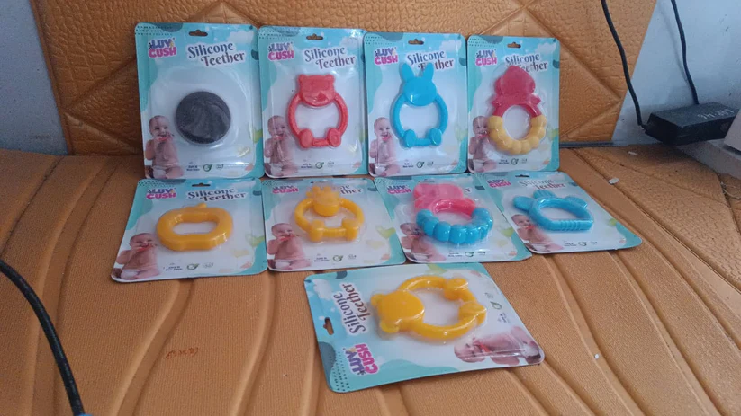 Silicone Baby Teething Toys (1 Pc / Mix Design) - Image 2