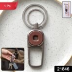 Premium Metal Key Holder with Secure and Stylish Keychain (1 Pc) - Image 2