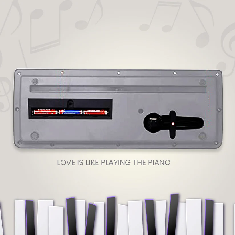 Piano Musical Keyboard With Mic 37 Music Key Keyboard For Kids Toy - Image 6