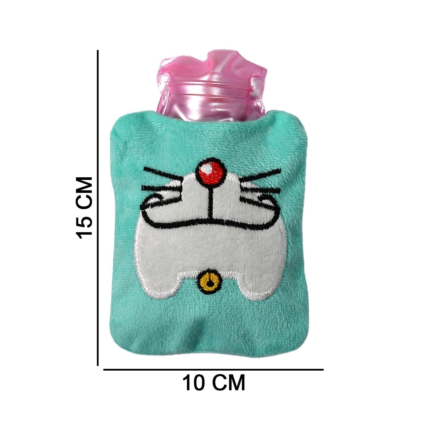 1 Pc Doremon Cartoon small Hot Water Bag with Cove - Image 5
