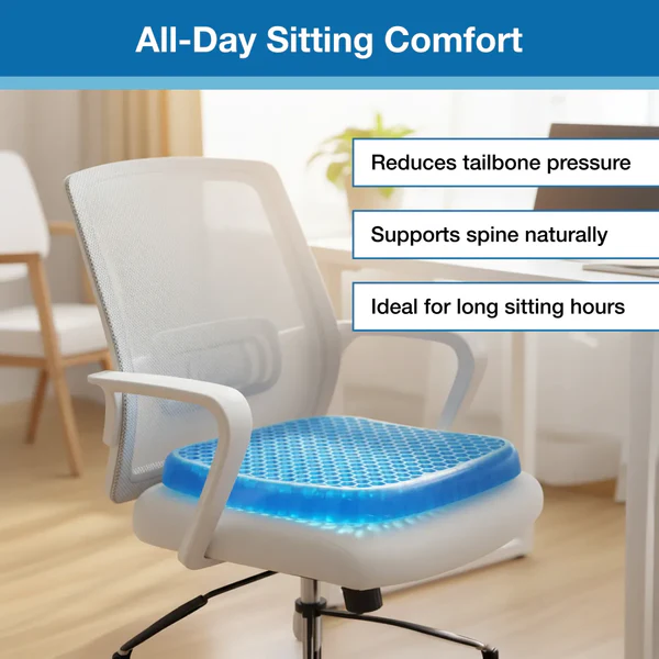 Cushion Seat Flex Pillow, Orthopedic Seat Cushion Pad (Egg Sitter) - Image 6