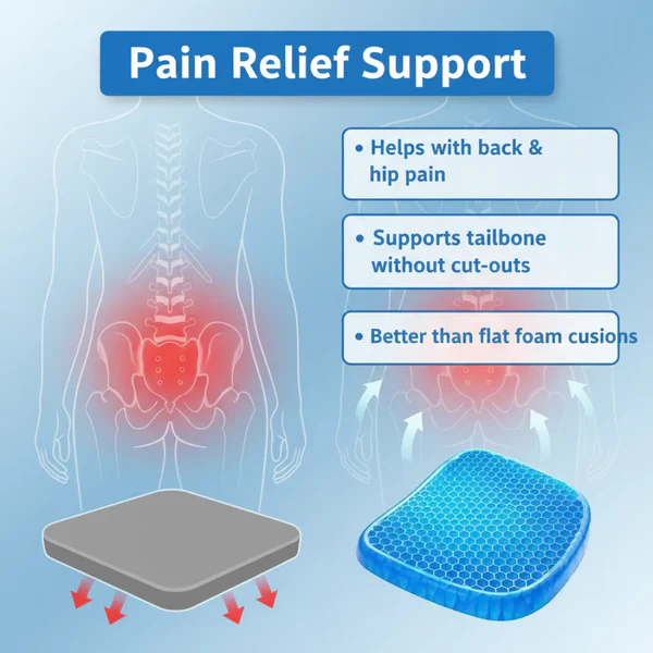 Cushion Seat Flex Pillow, Orthopedic Seat Cushion Pad (Egg Sitter) - Image 3