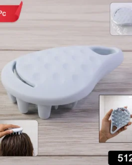 Premium Silicone Scalp Massager Shampoo Brush (1 Pc)
