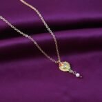 Elegant Heart Motif Pendant Necklace with Chain for Women