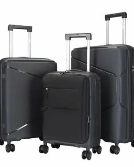 3-Piece Hardshell Luggage Set with Spinner Wheels & TSA Lock