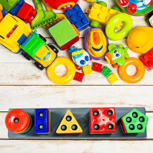 Geometric Brick - 5 Angle Matching Column Blocks for Kids – Preschool Learning Toy - Image 4