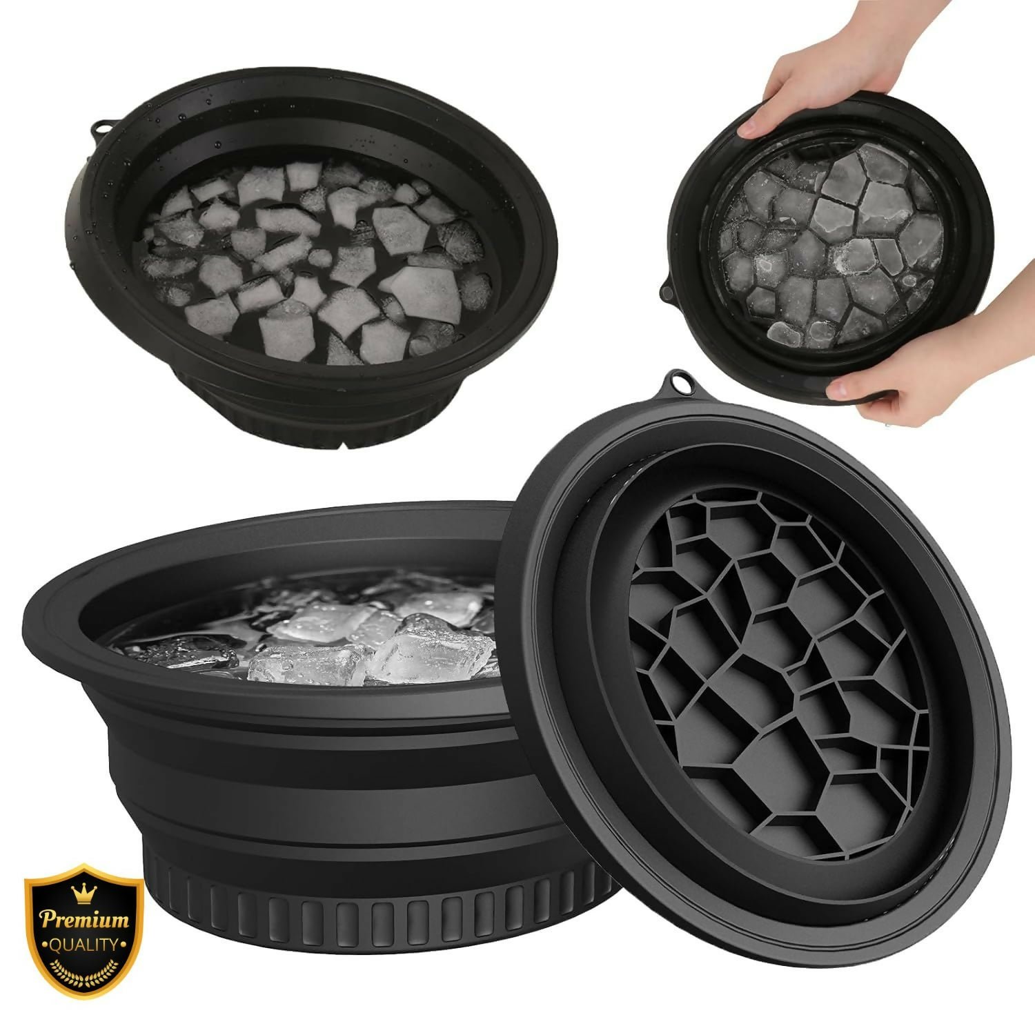 5zWBObpjo4.jpg Silicone Face ice bowl pack of 1 - Image 1