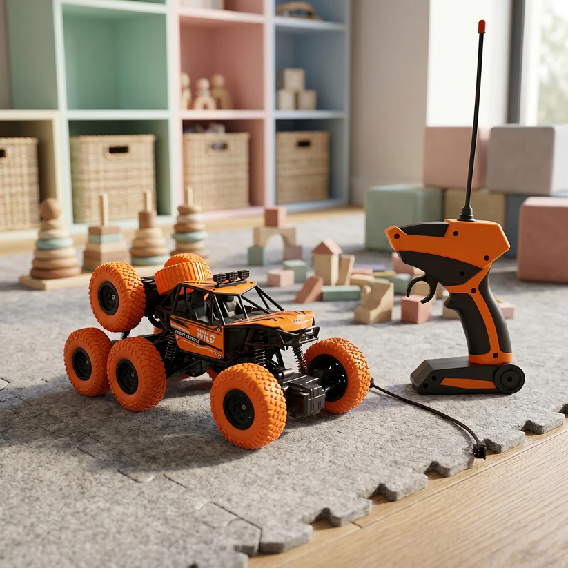 Rock Climber Car, 8 Wheels Climbing Car (1 Set / Remote Battery Not Included) - Image 3