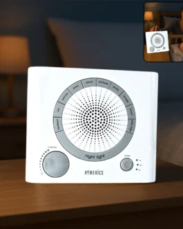 Sleep Therapy Sound Machine with 8 Soothing Sounds (Battery, Timer Option)