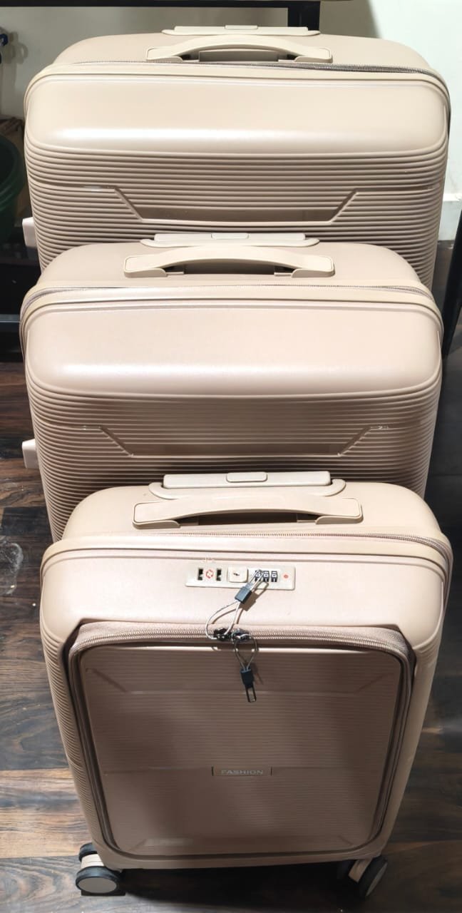 Hard-Shell Trolley Luggage Bag (Set of 3-pice / Mix Color) - Image 7