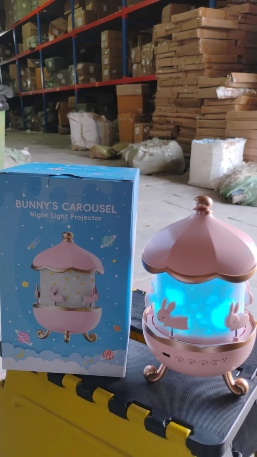 Bunny’s Carousel Rotating LED Night Light - Image 6