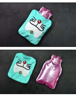 1 Pc Doremon Cartoon small Hot Water Bag with Cove