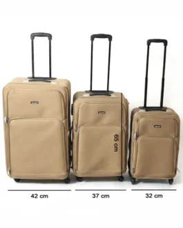 3 In 1 Soft side Trolley Luggage Set 3 Piece