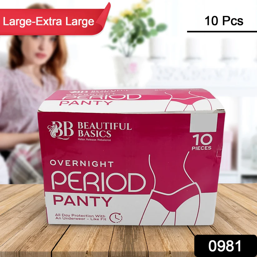 Women’s Emergency Travel Kit with Seamless Underwear Pantyliner 10 Pcs - Image 7