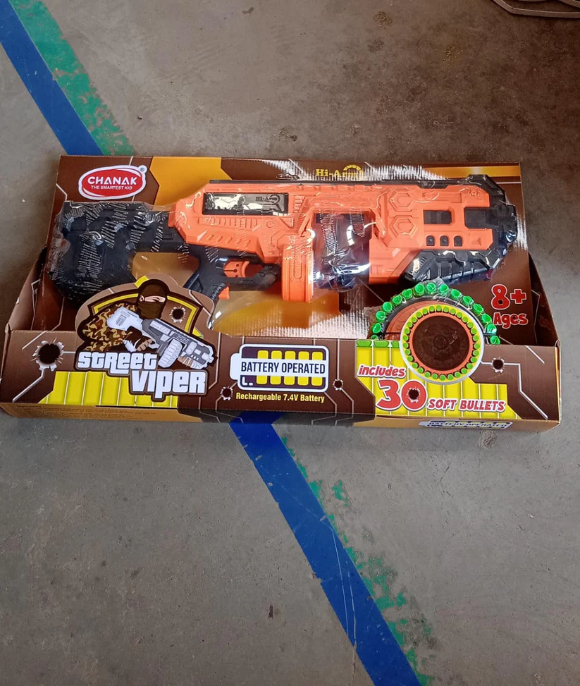 Street Viper Gun With 30 Soft Bullets (1 Set) - Image 2