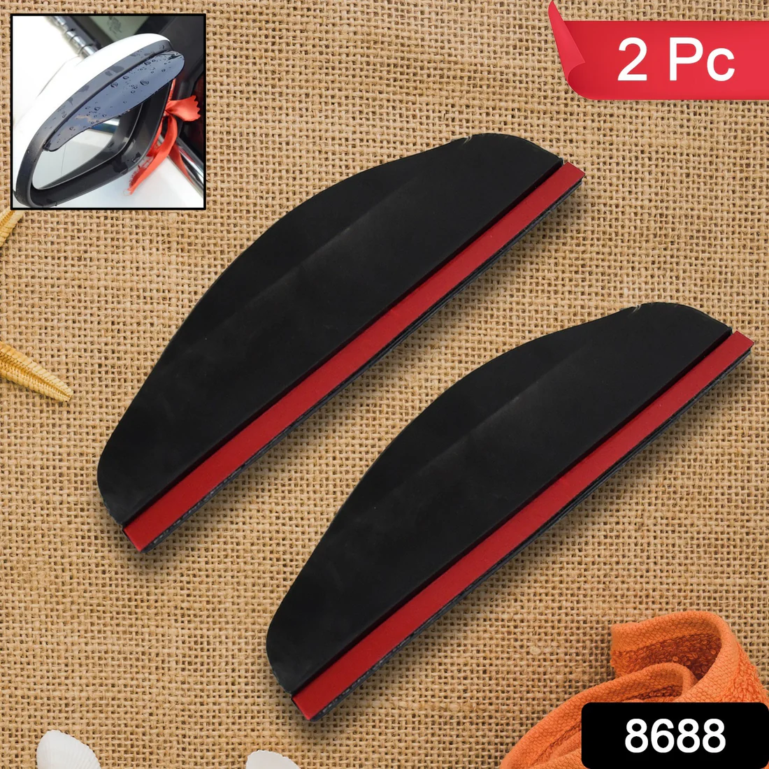 1 Pair Car Mirror Rain Protector Cover (2 Pcs set) - Image 5