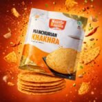 Naasta Baasta Manchurian Khakhra Healthy & Delicious Ready to Eat Crispy Fusion Snack(200gm) - Image 2